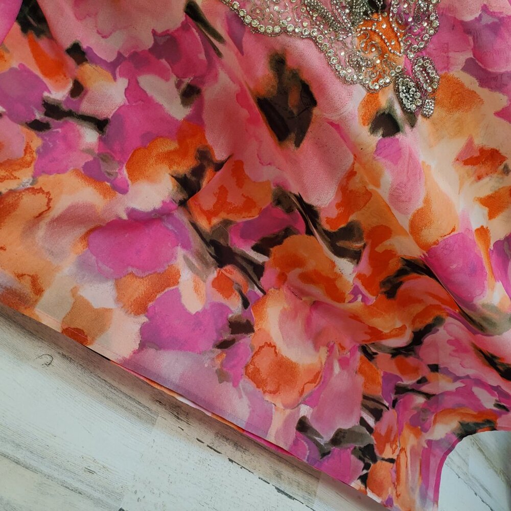 LUCKY & COCO SEQUIN and  BEADED EMBELLISHED SWIMWEAR COVER-UP DRESS - Picture 6 of 10